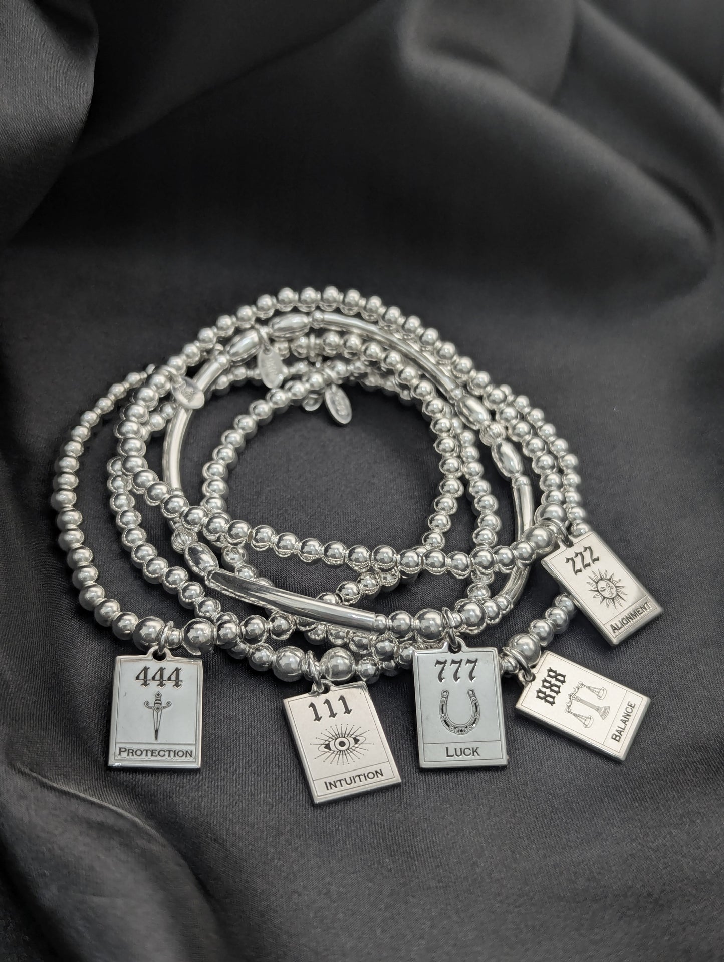 777 'Luck' Angel Number Tube Bracelet