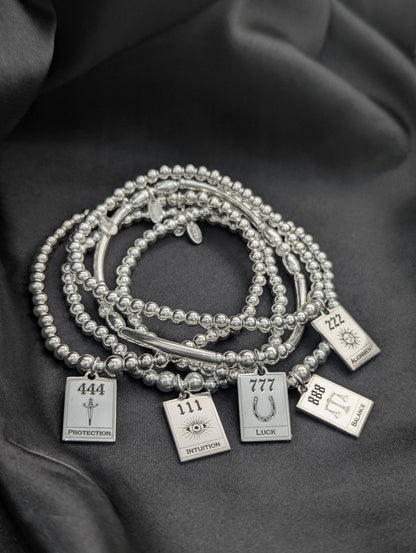 777 'Luck' Angel Number Tube Bracelet