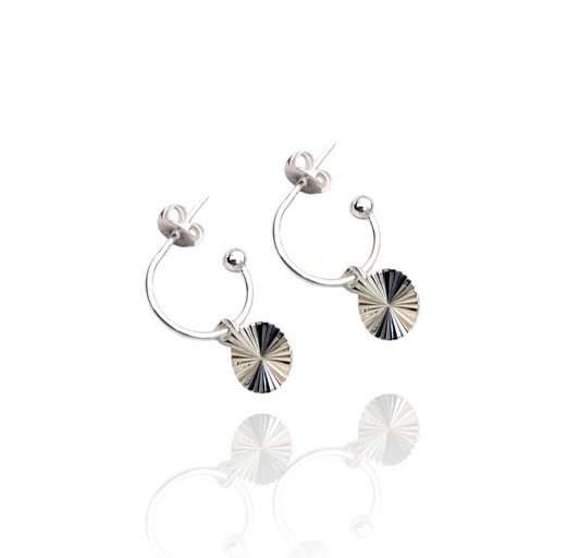 Winter Sparkle Hoops