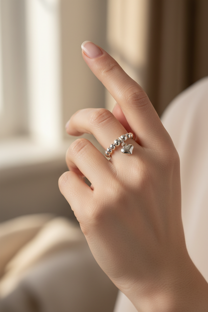 Paris Heart Ring