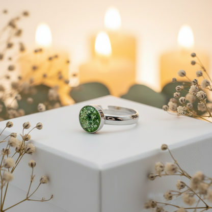 Large Round Ashes Ring