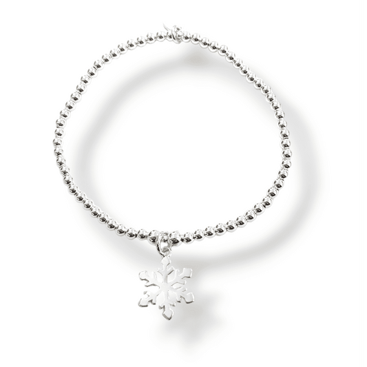 Silver Snowflake Bracelet Dollie Jewellery