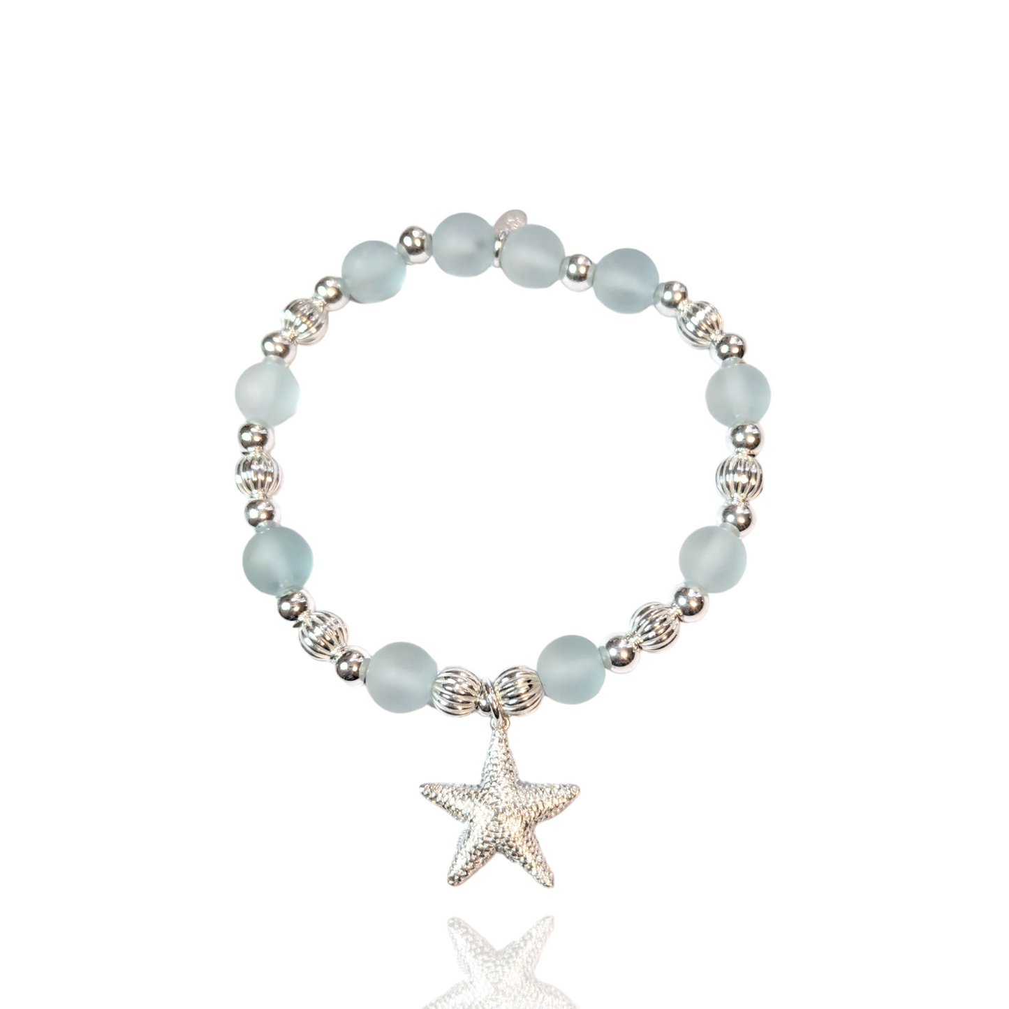 Seaglass Starfish Bracelet