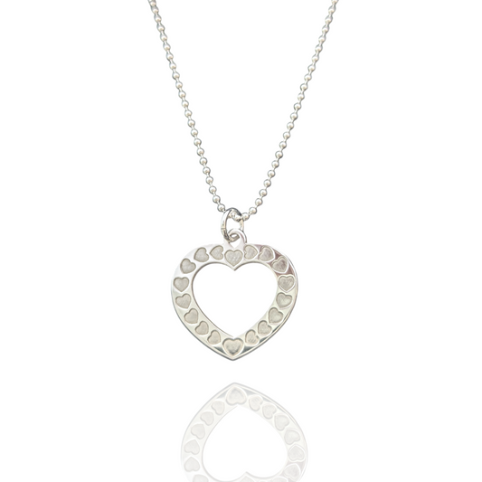 Autumn Open Heart Necklace