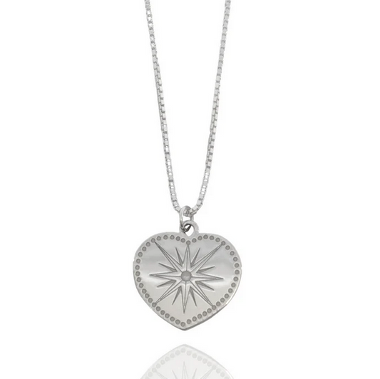 Silver Starburst Necklace