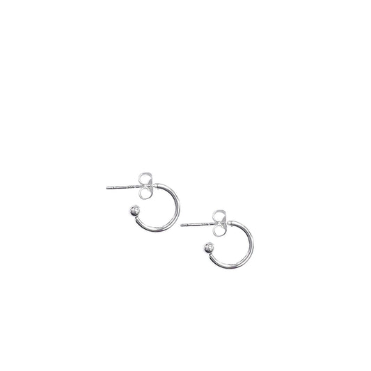 Silver Chunky Hoops