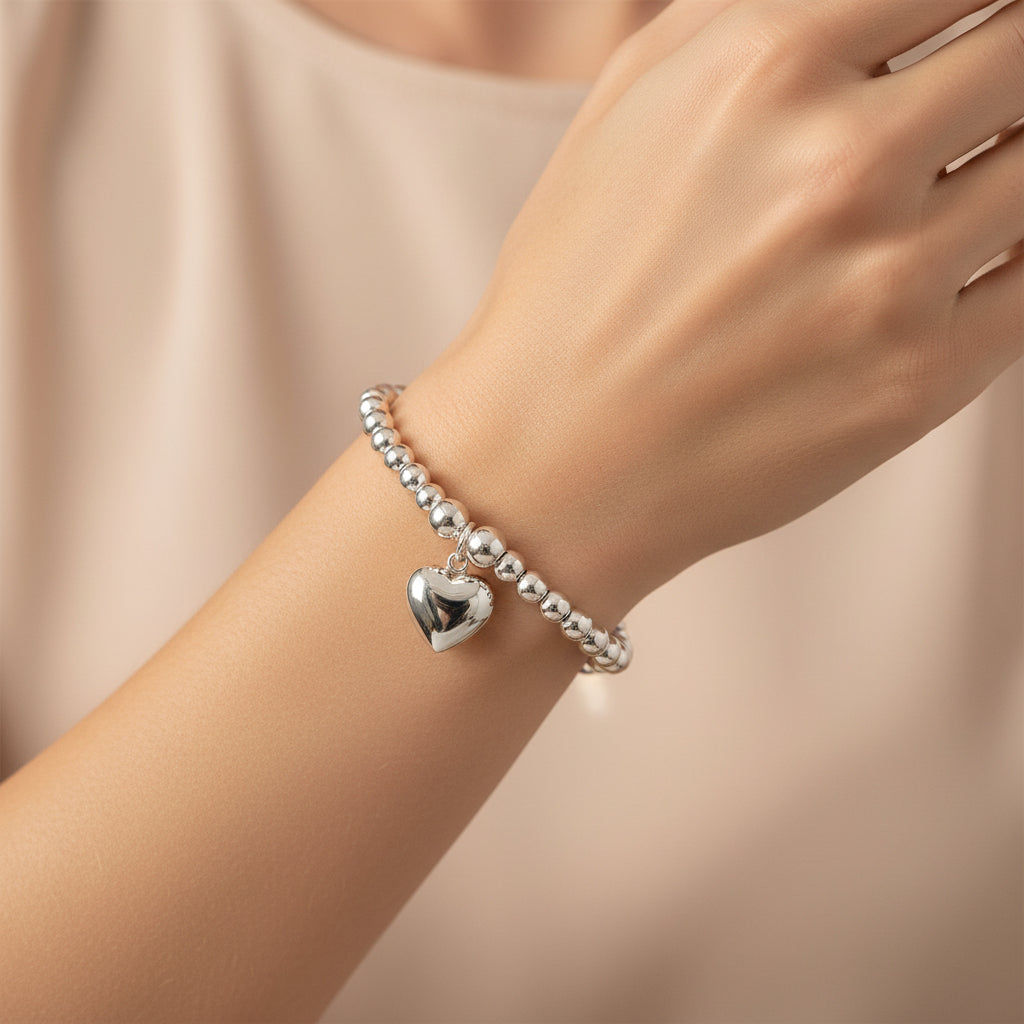 Sophia Big Heart Bracelet