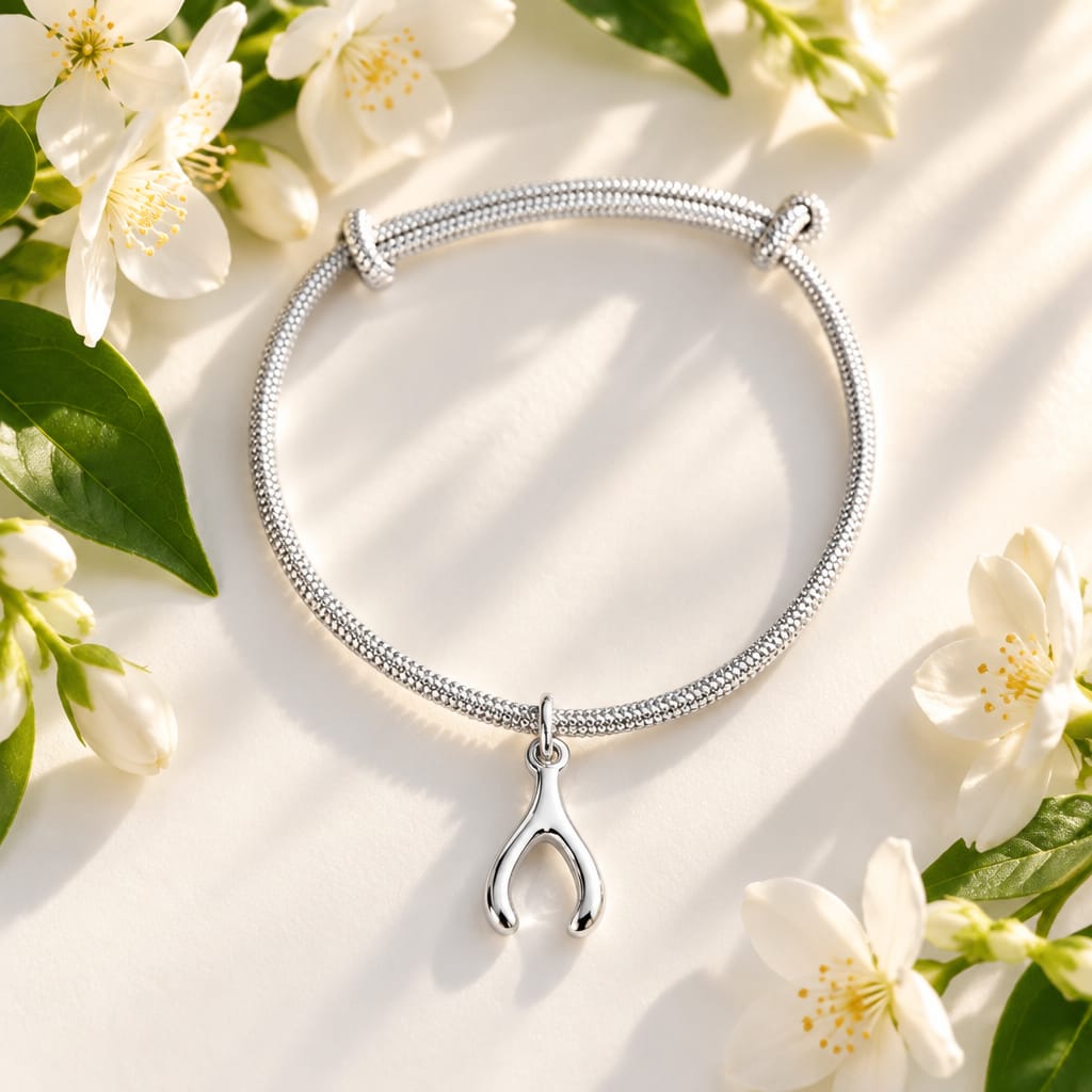 Wishbone Cord Bracelet