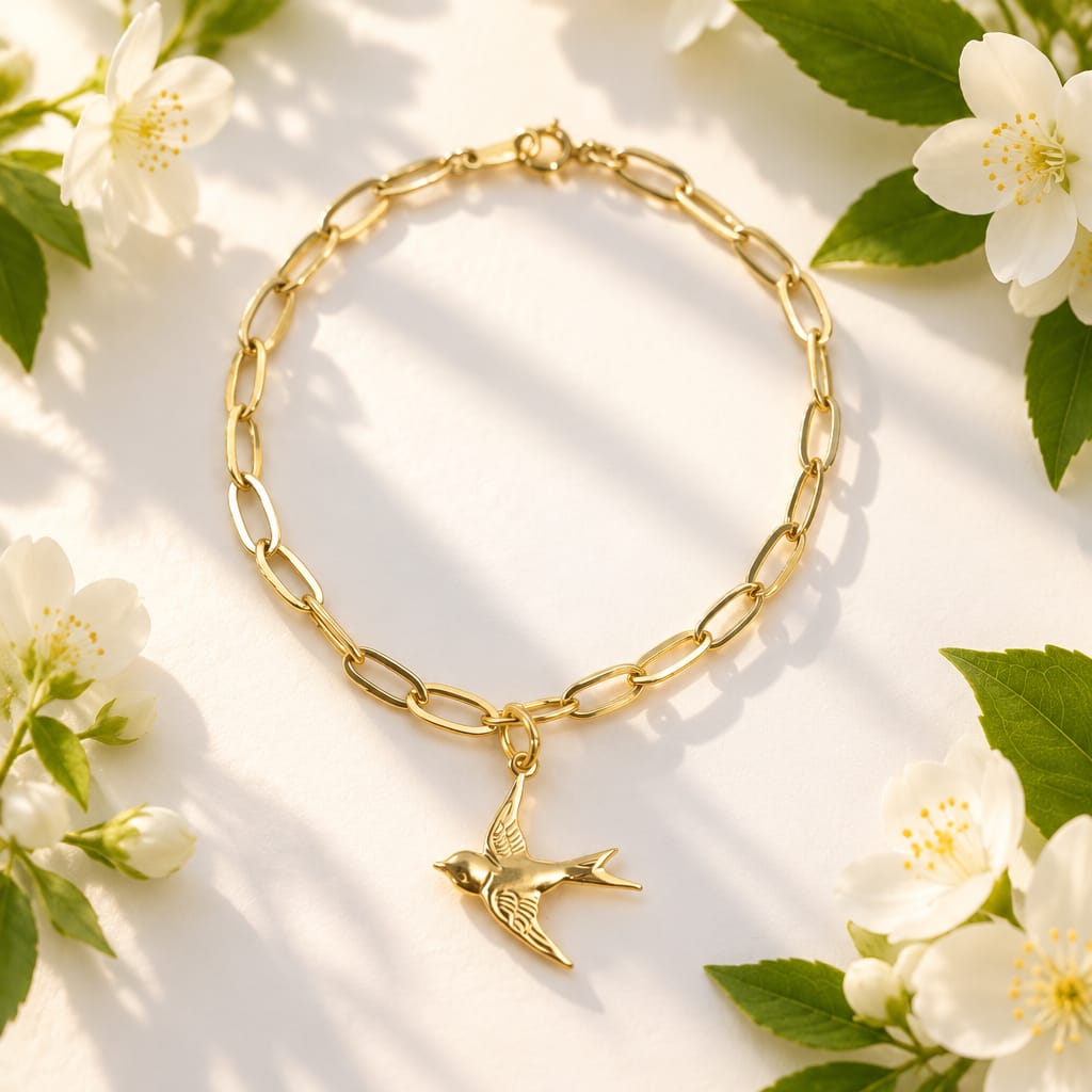 Gold Bird Bracelet