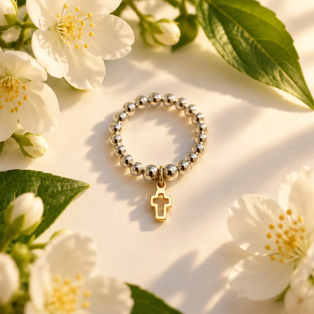 Gold Cross Ring