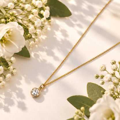 Sparkle Fine Gold Necklace