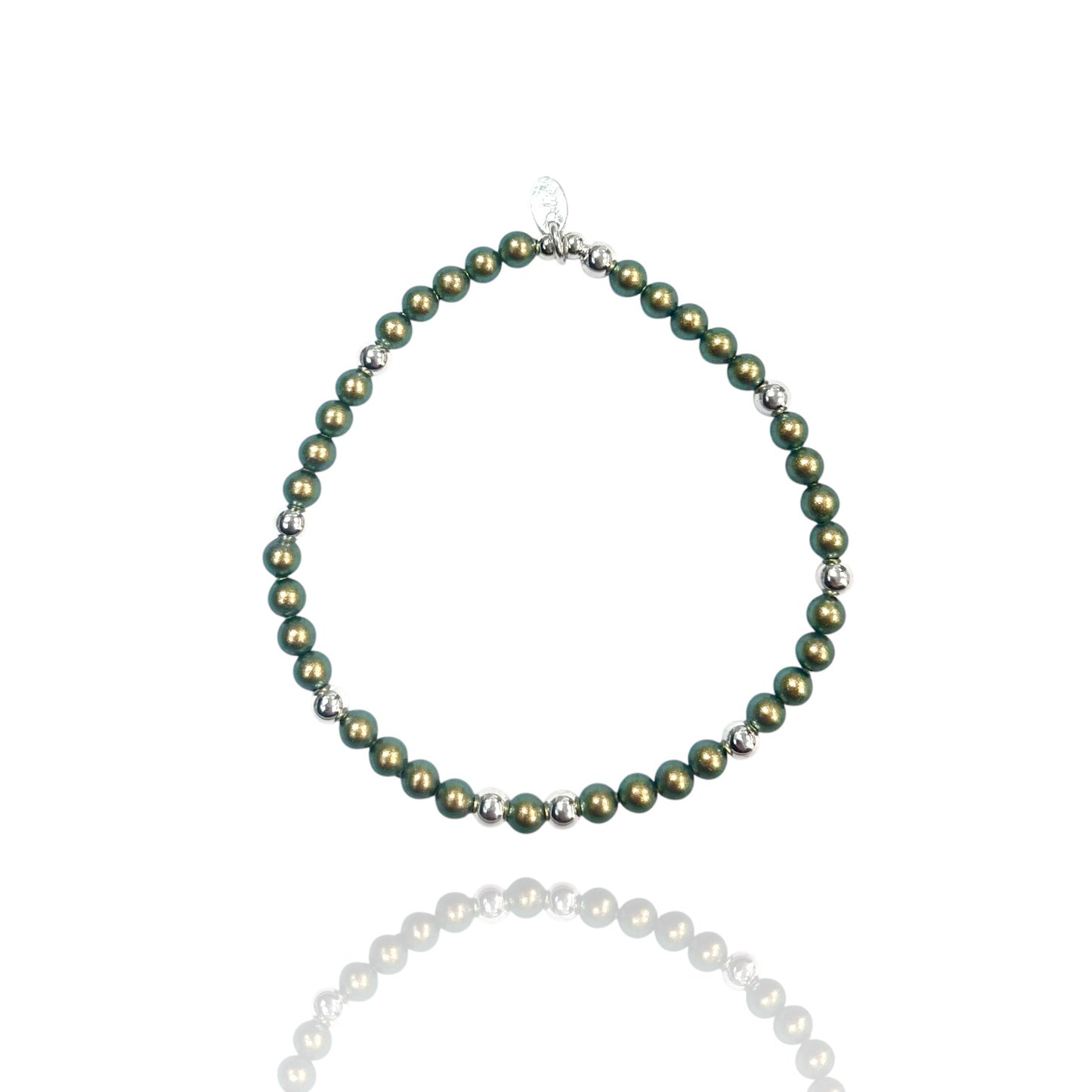 Green Pearl Skies Bracelet