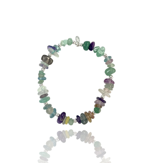 Fluorite Chip Bracelet