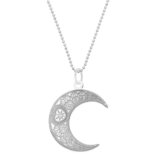 Mandala Moon Necklace