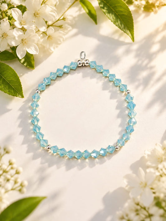 Misty Blue Crystal Bracelet