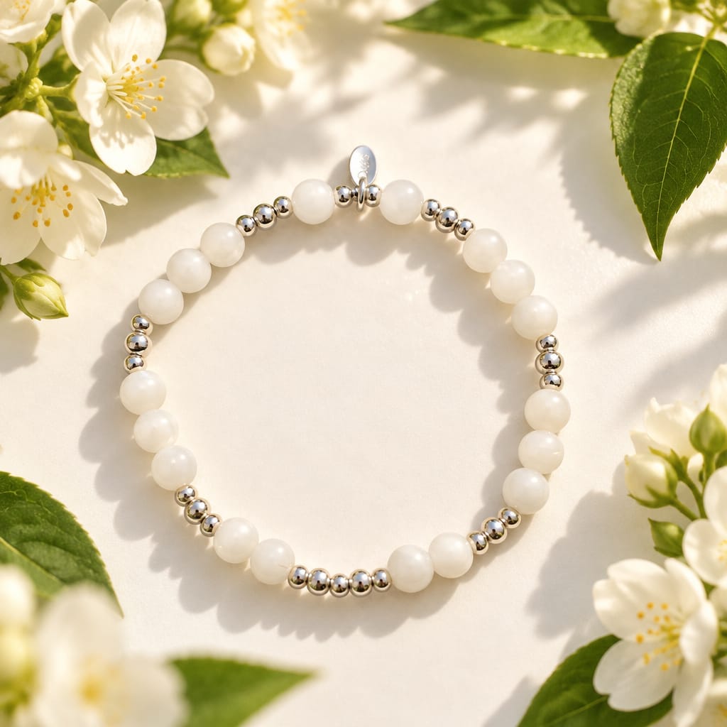 Mother of Pearl Popcorn Bracelet