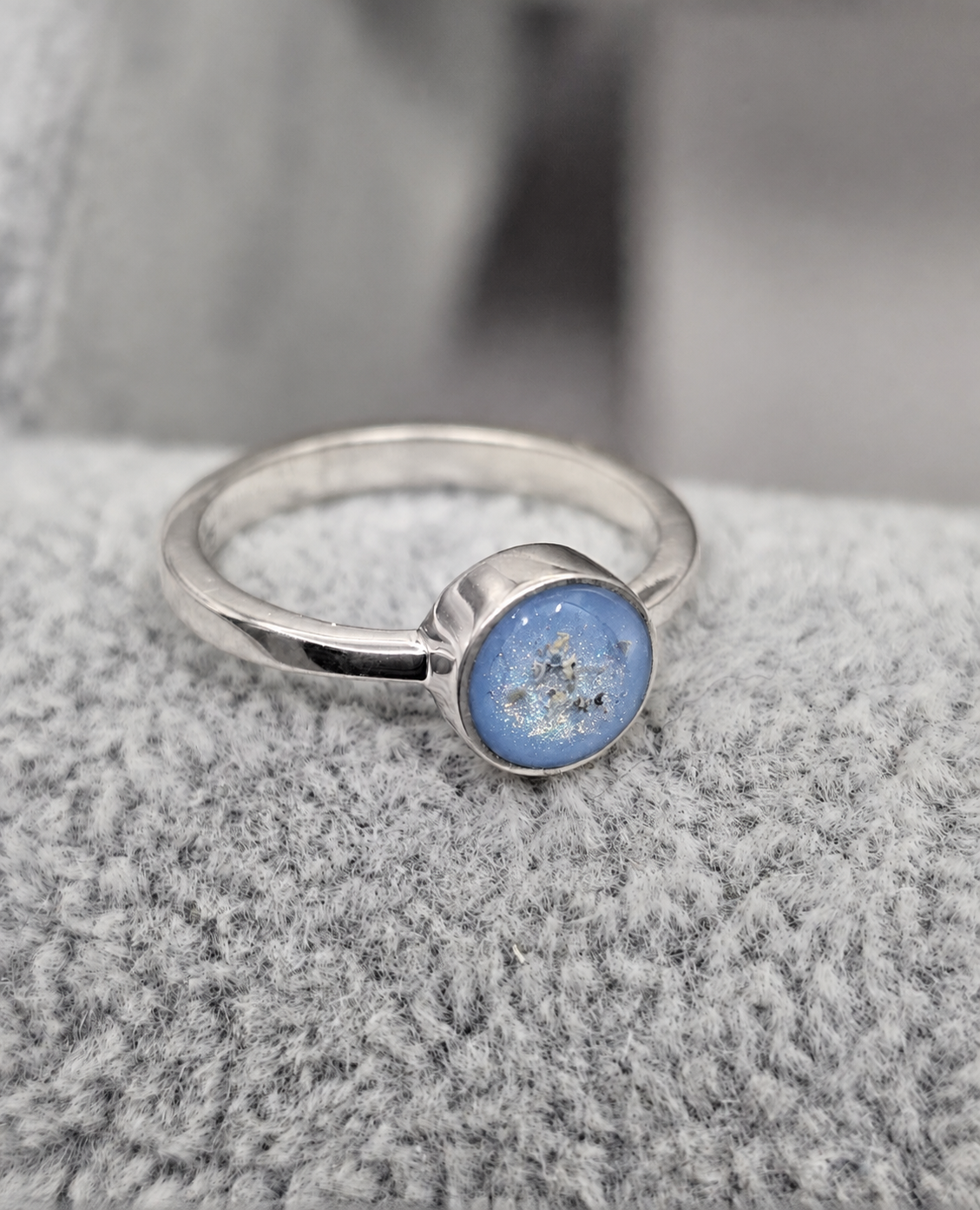 Small Round Ashes Ring