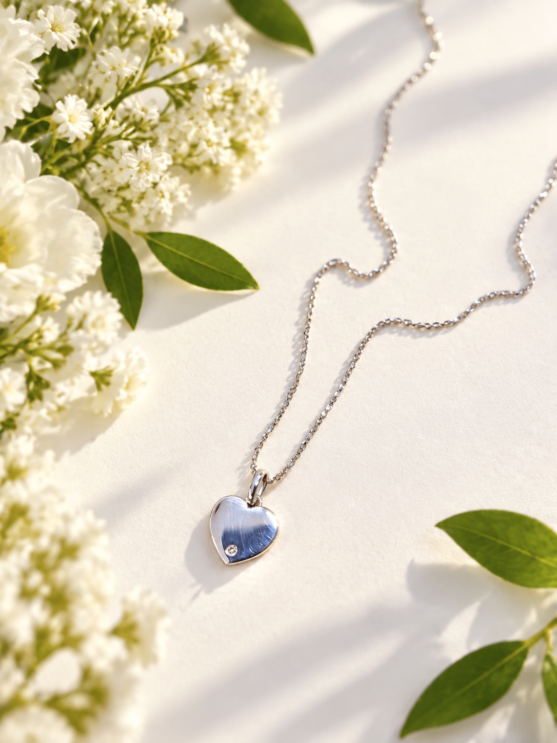 Polished Heart Necklace