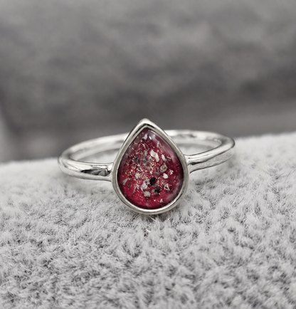Teardrop Ashes Ring