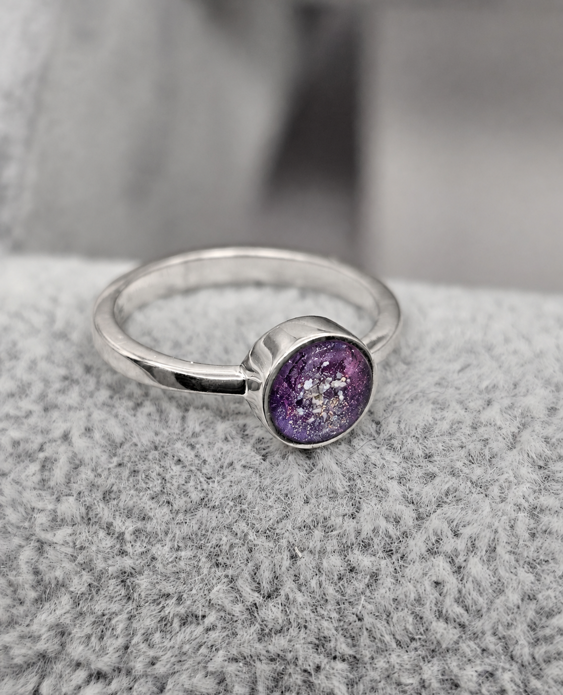 Small Round Ashes Ring