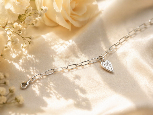 Always & Forever Handmade Heart Bracelet