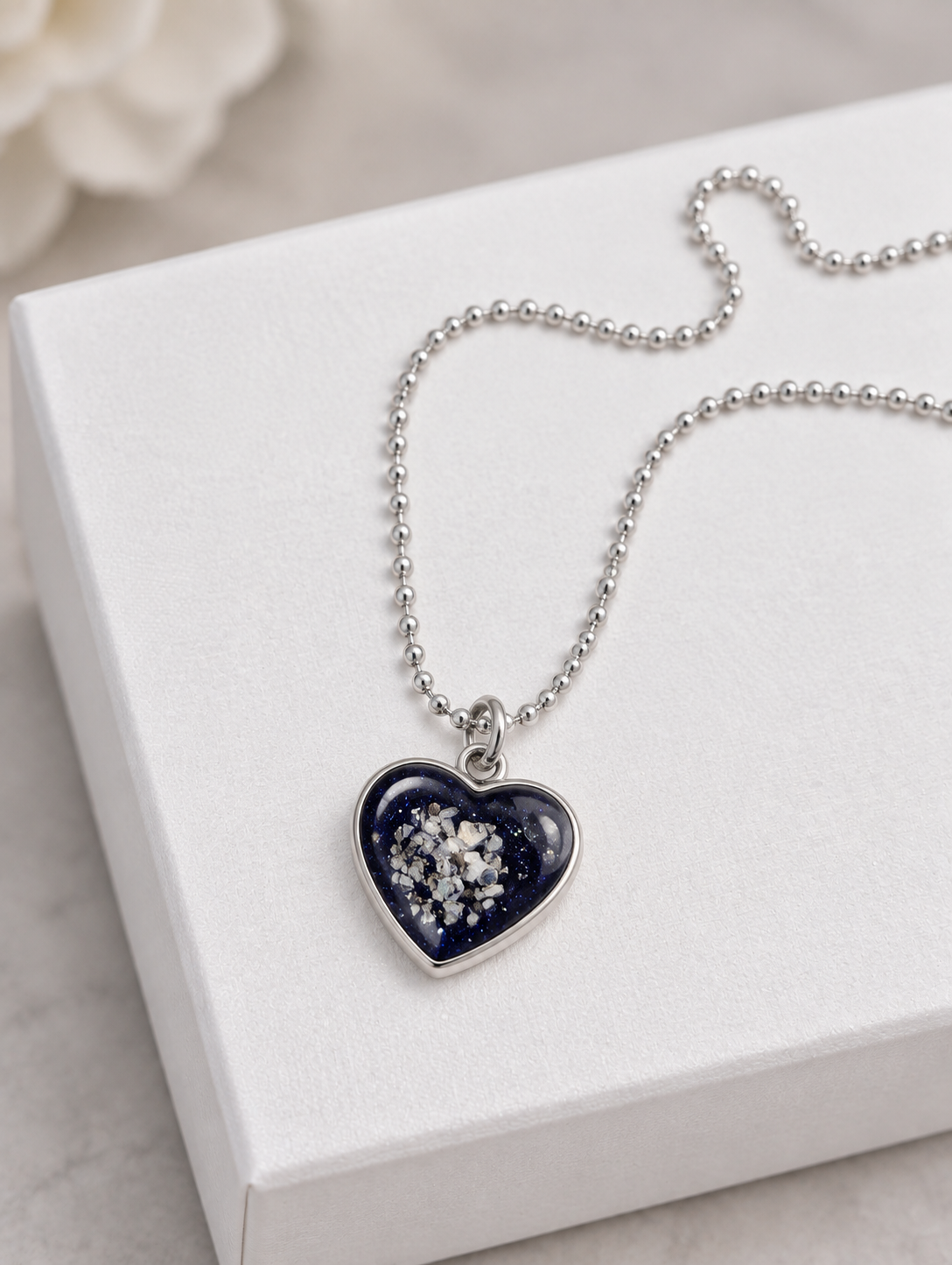 Heart Pendant Ashes Necklace
