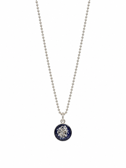 Small Round Ashes Pendant Necklace