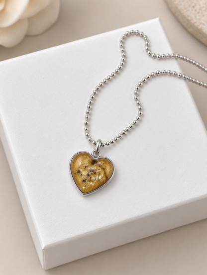Heart Pendant Ashes Necklace