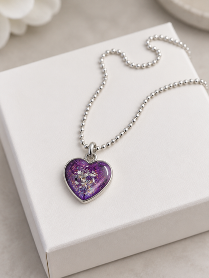 Heart Pendant Ashes Necklace