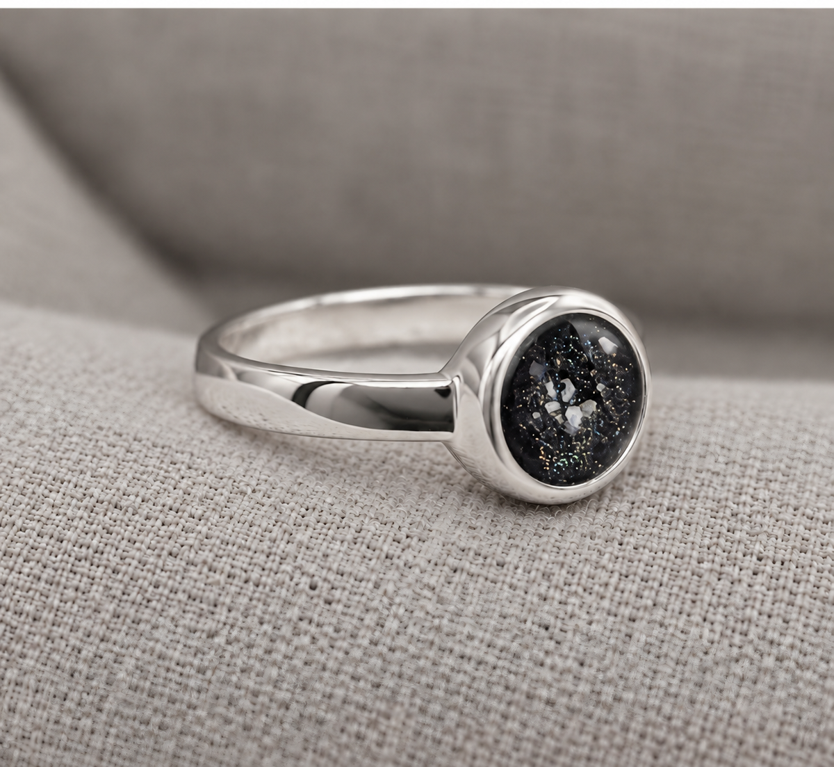 Large Round Ashes Ring