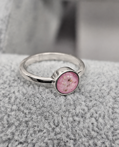 Small Round Ashes Ring