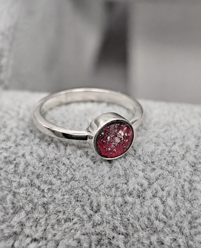 Small Round Ashes Ring