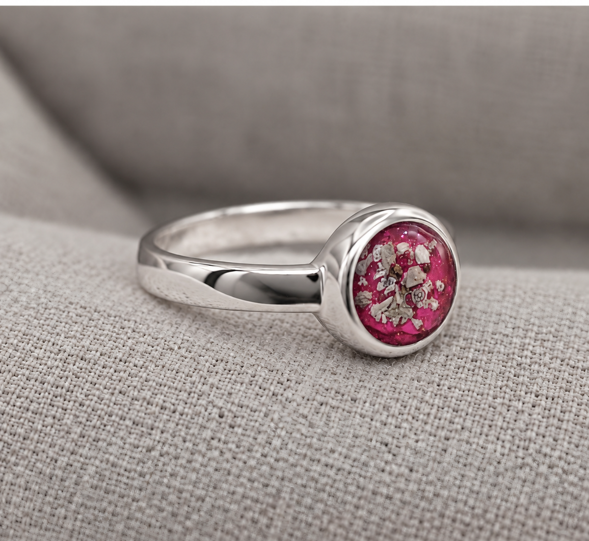 Large Round Ashes Ring