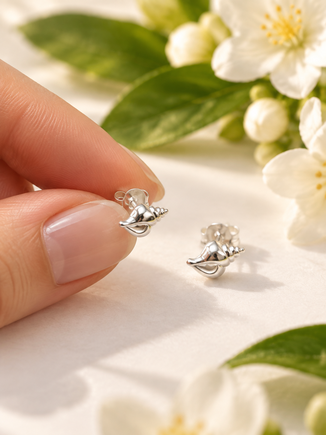 Seashell Stud Earrings