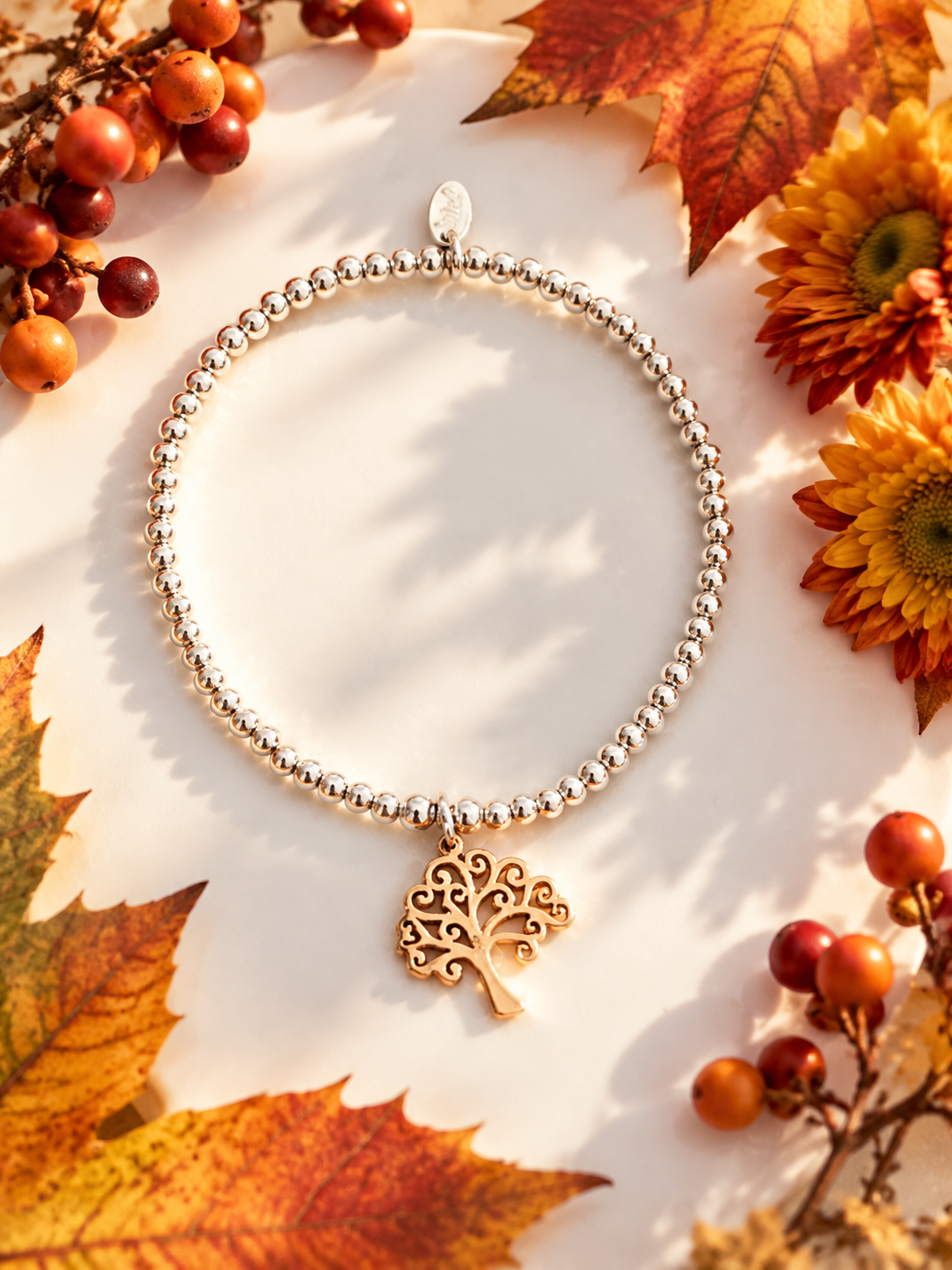 Rose Gold Tree of Life Bracelet