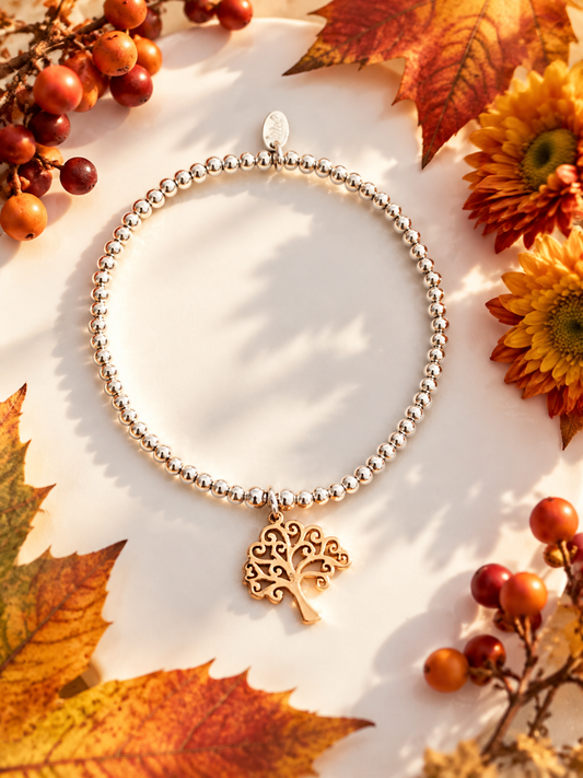 Rose Gold Tree of Life Bracelet