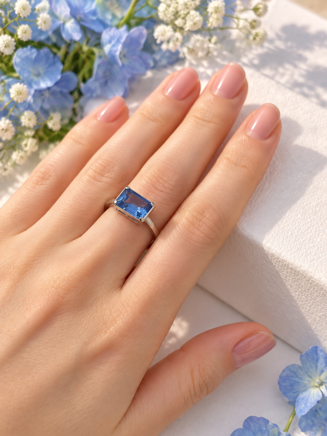 Blue Topaz Ring