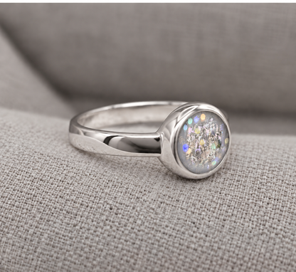Large Round Ashes Ring