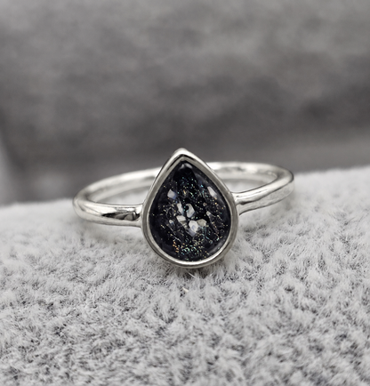 Teardrop Ashes Ring