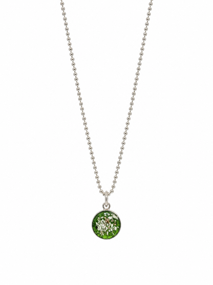 Small Round Ashes Pendant Necklace