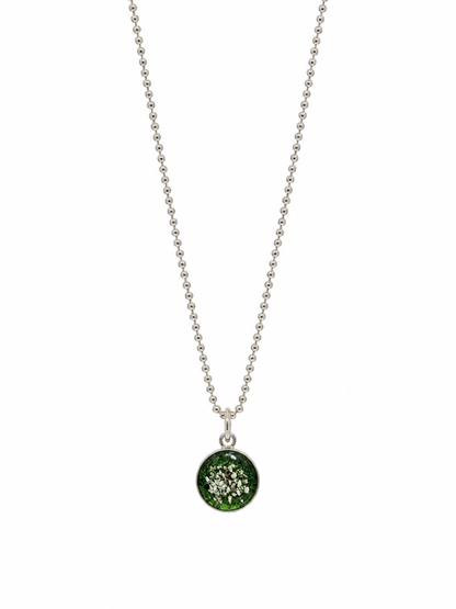 Small Round Ashes Pendant Necklace