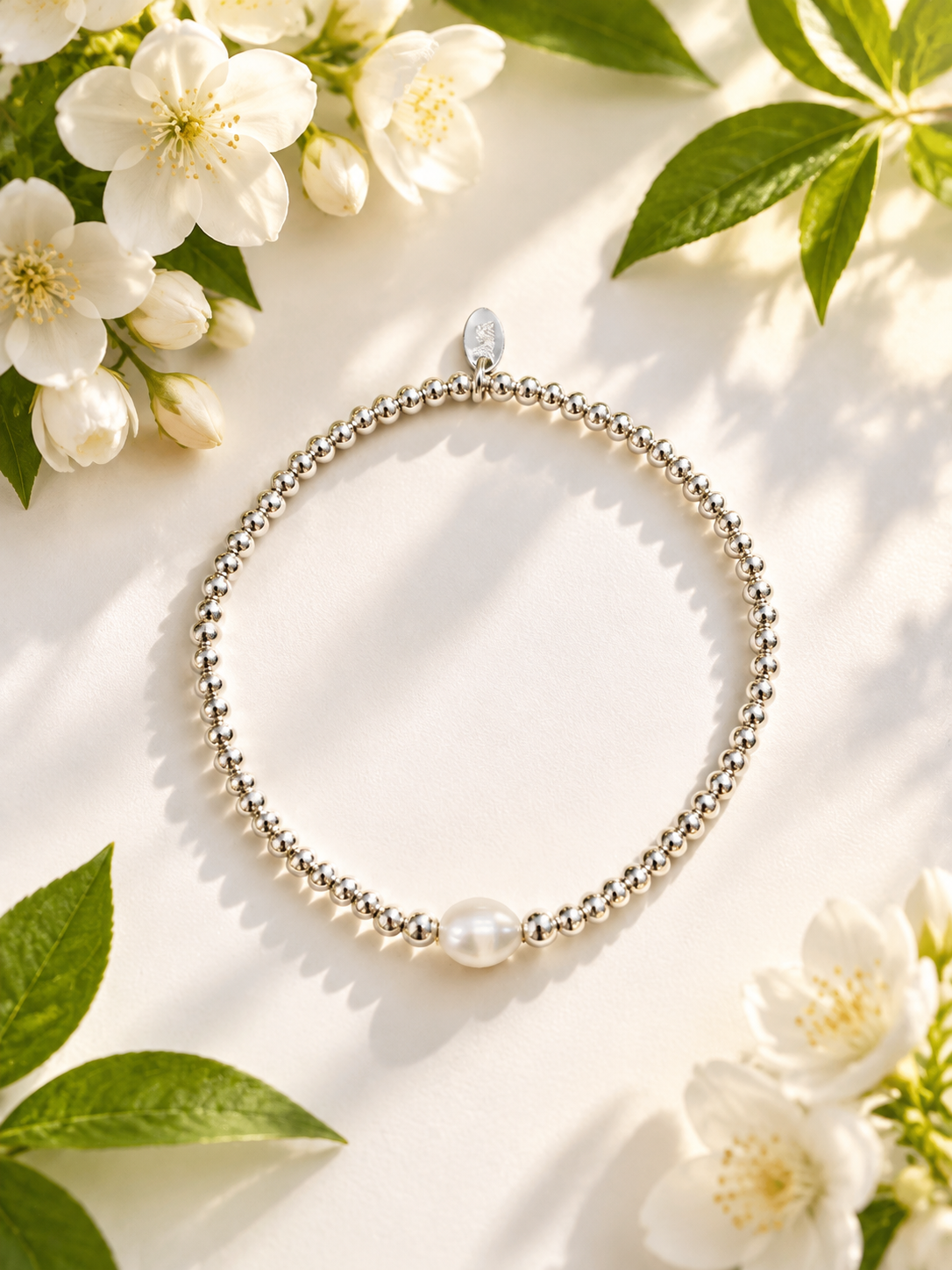 Classic White Pearl Bracelet