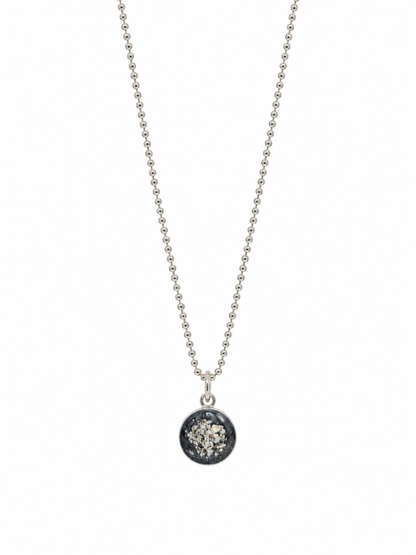 Small Round Ashes Pendant Necklace