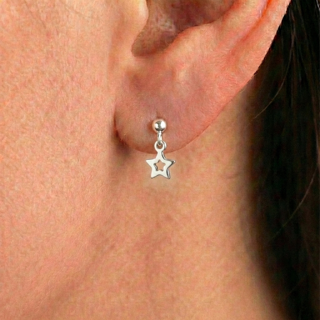 Mini Stella Star Drop Earrings