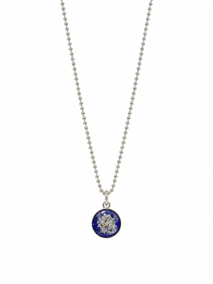 Small Round Ashes Pendant Necklace