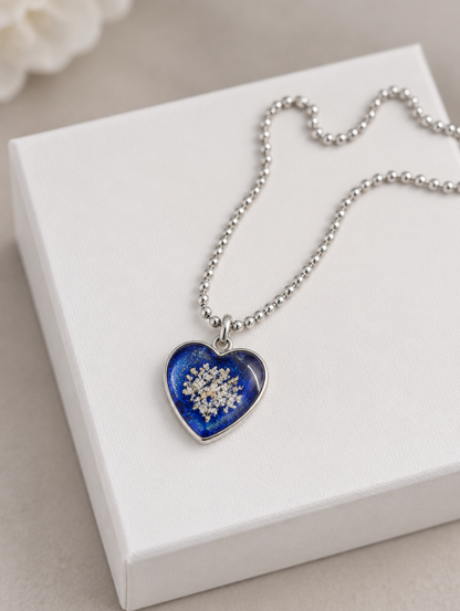 Heart Pendant Ashes Necklace