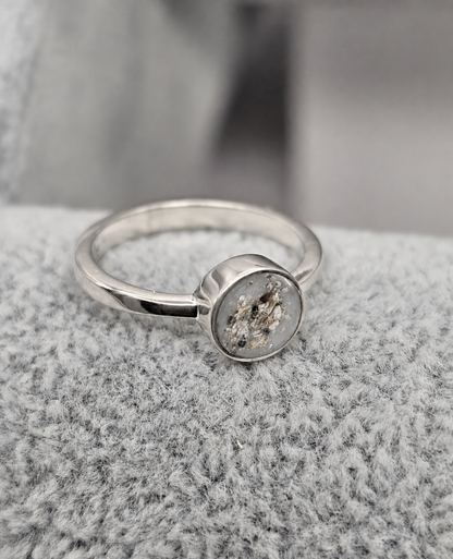 Small Round Ashes Ring