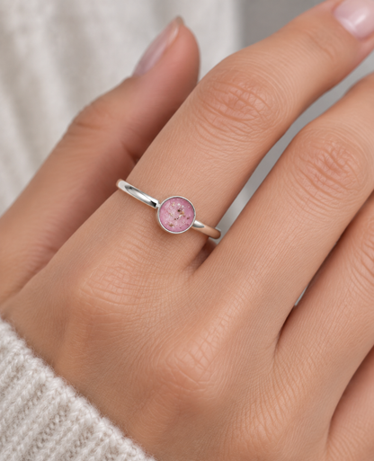 Small Round Ashes Ring