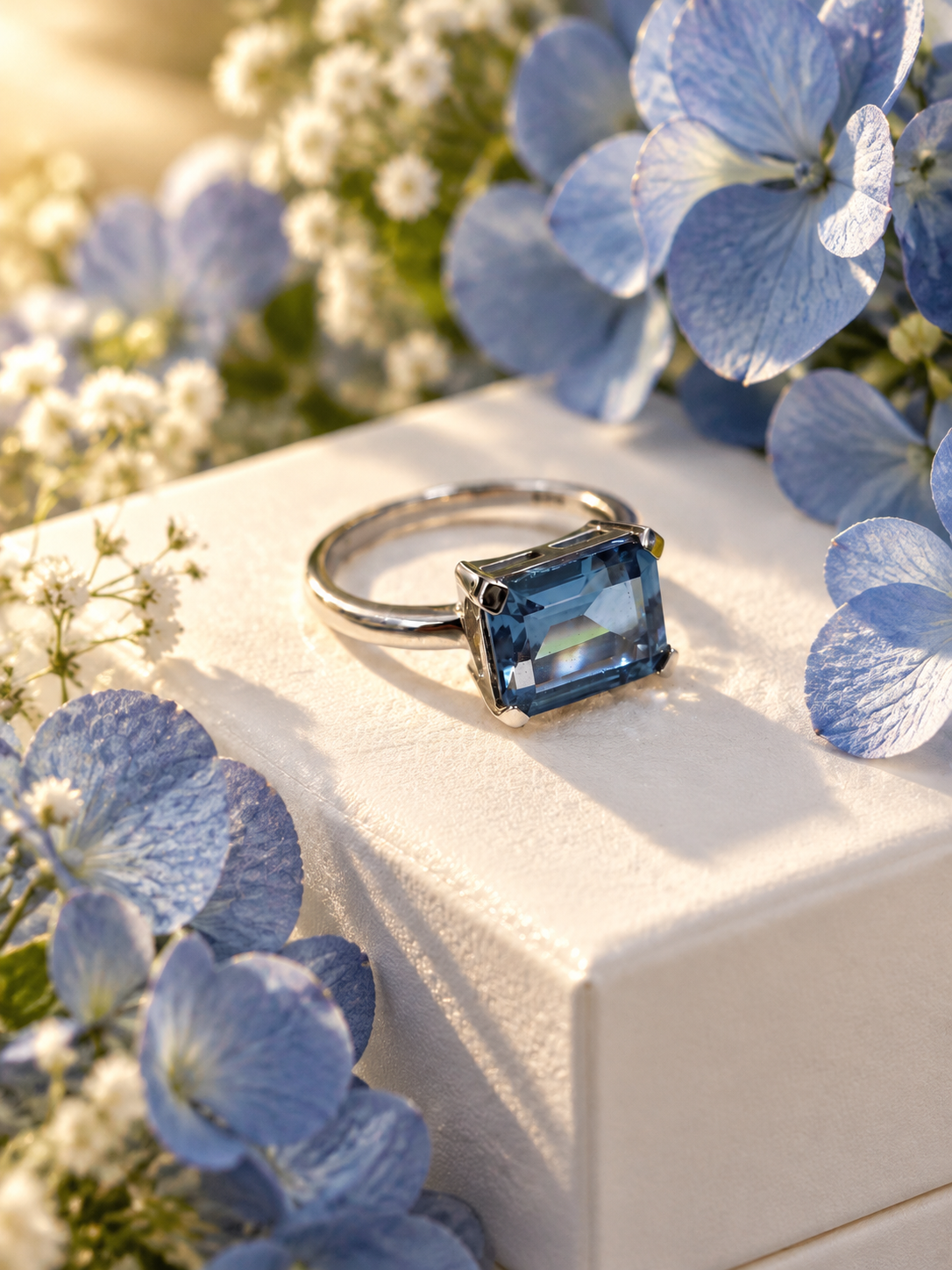 Blue Topaz Ring
