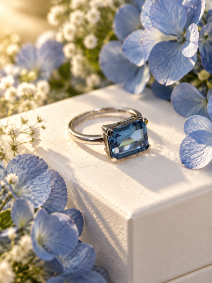 Blue Topaz Ring